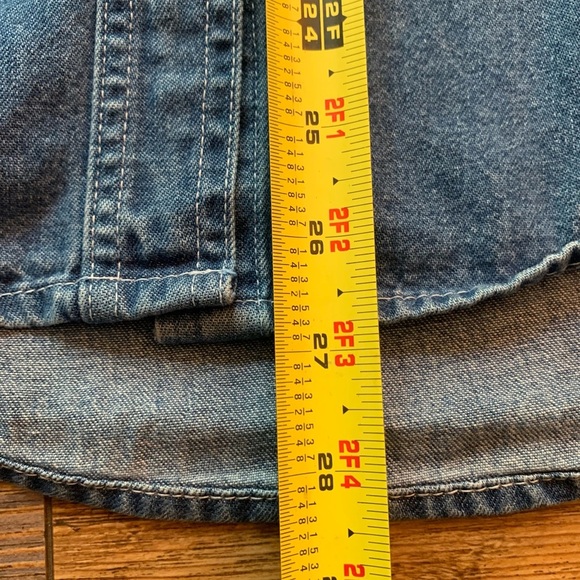 Vintage Proudly Plus 80’s/90’s Embroidered Jean Shirt Sz 2X - Picture 10 of 11